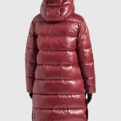 Bestpreis 🎁 Khujo CORINNA - Wintermantel - Weinrot Glänzend, Damen 🎉 -khujo Verkaufsladen fbfa232d1d614358849af80c70bc12ca