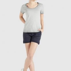 Großhandel 🔔 Khujo PERGOLA - T-Shirt Basic - Grau, Damen ⭐ -khujo Verkaufsladen fc0491f3bec4431296249700ae858b39