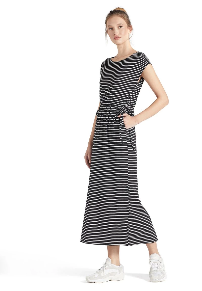 Billig 🎉 Khujo CRISTELLA - Maxikleid - Schwarz-weiß Gestreift, Damen ⌛ 2 Billig 🎉 Khujo CRISTELLA - Maxikleid - Schwarz-weiß Gestreift, Damen ⌛ – Bild 2