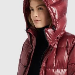 Bestpreis 🎁 Khujo CORINNA - Wintermantel - Weinrot Glänzend, Damen 🎉 -khujo Verkaufsladen fd3bd49eeab9467194731d01652e94cd