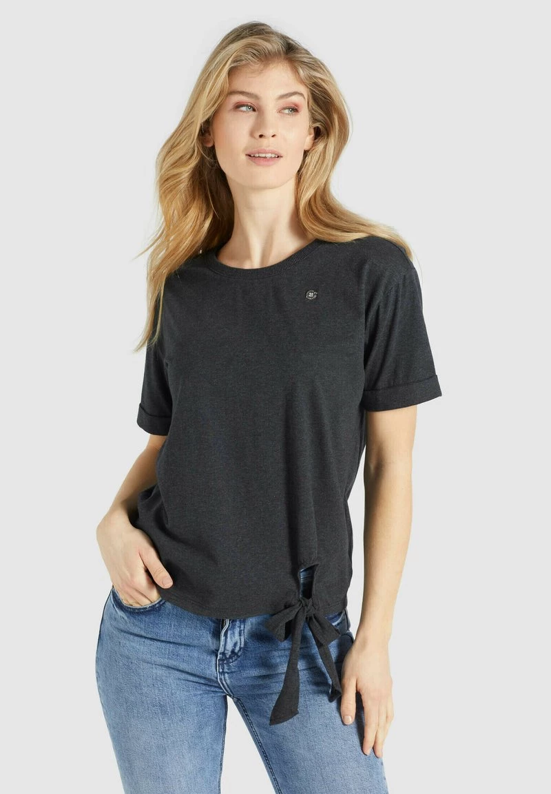 Am billigsten ⌛ Khujo AURELIA - T-Shirt Print - Dunkelgrau Meliert, Damen 💯 1 Am billigsten ⌛ Khujo AURELIA - T-Shirt Print - Dunkelgrau Meliert, Damen 💯