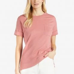 Rabatt 😉 Khujo ALLMUT - T-Shirt Basic - Pink, Damen 😉
