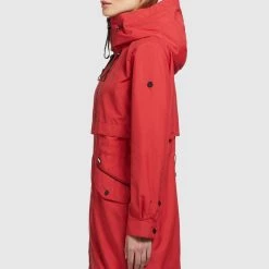 Bestpreis 🔔 Khujo ARIANA - Parka - Rot, Damen 🔥 -khujo Verkaufsladen fe3f1c688afc40a281c5899e24bdc53d