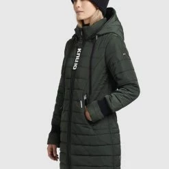 Bestes Angebot 👏 Khujo SHINE2 LIGHT - Wintermantel - Dunkelgrün, Damen 🛒 -khujo Verkaufsladen fe9af8b50a454d5b938987146dc7a67f