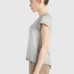 Budget 🌟 Khujo MATAMA - T-Shirt Print - Grau, Damen 👏 -khujo Verkaufsladen feb7a607bc4949a8b387757f57a85168